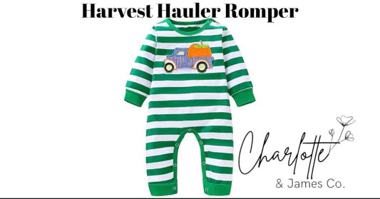 Harvest Hauler Romper