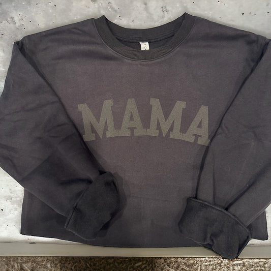 Mama puffy name crewneck