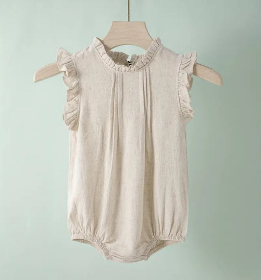 Baby Linen/Cotton Bodysuit
