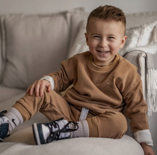 Boys Mocha Joggers Pants