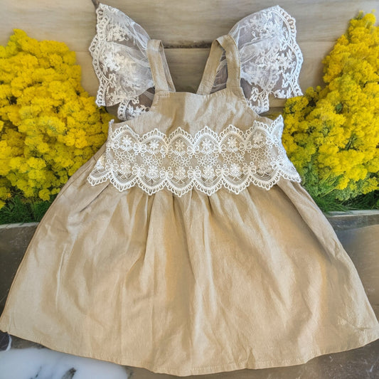 Lil Linen Lacey Delight Dress