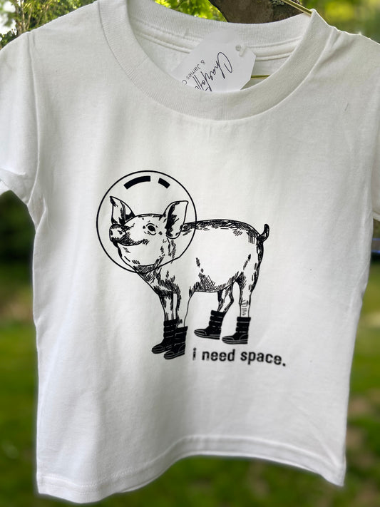 I need space piggy tee